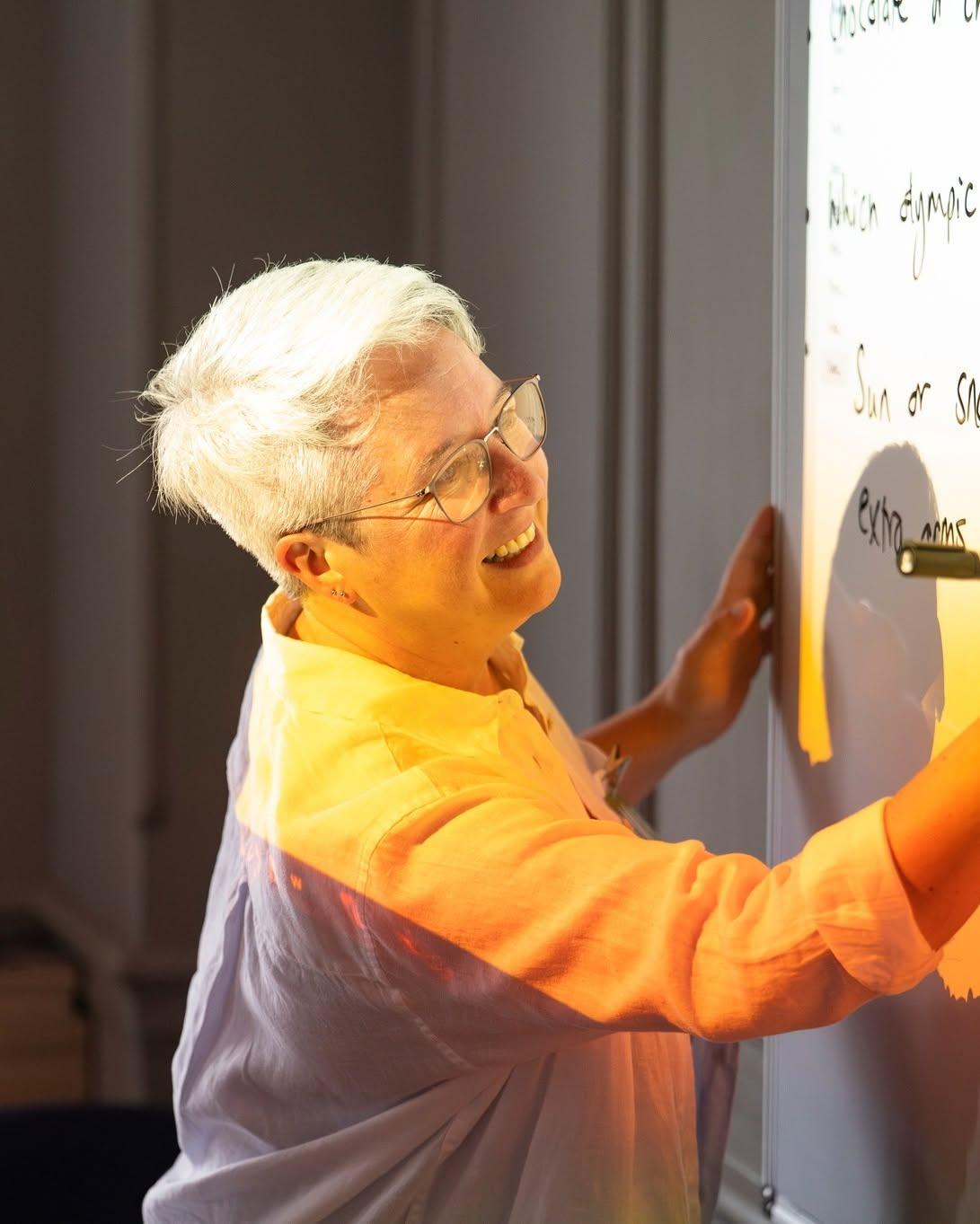 Training the trainers — knowledge circulates, not locked in a single generation